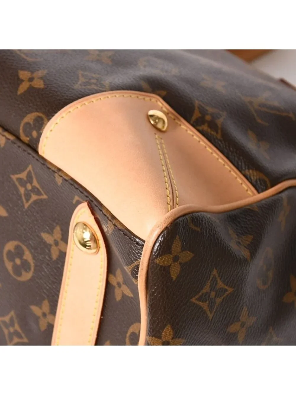 Louis Vuitton Retiro PM Monogram 2-Way Bag Brown Gold